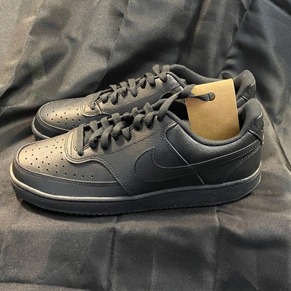 Nike Other - Men's Classic Nike Court Vision Black Low-Top Sneakers